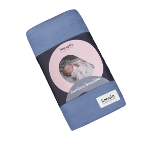 Lionelo Bamboo Swaddle Blue Denim — Babywickel