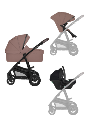 Lionelo Bianka 3in1 Beige Taupe — Kombikinderwagen