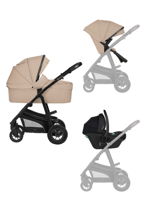 Lionelo Bianka 3in1 Beige Sand — Kombikinderwagen