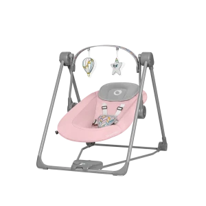 Leżaczek bujaczek Lionelo Otto Pink Baby