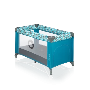 Łóżeczko turystyczne Lionelo Stefi Green Turquoise