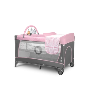 Łóżeczko turystyczne Lionelo Flower Flamingo -