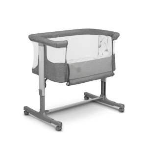 Łóżeczko dostawne Lionelo Aurora Grey Concrete