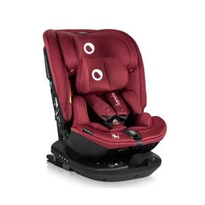 Fotelik samochodowy Lionelo Bastiaan RWF i-Size Red Burgundy