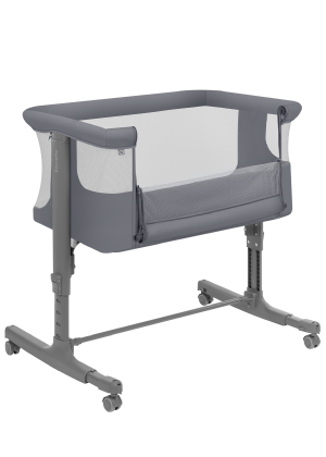 Łóżeczko dostawne 3w1 Lionelo Aurora Grey Monument