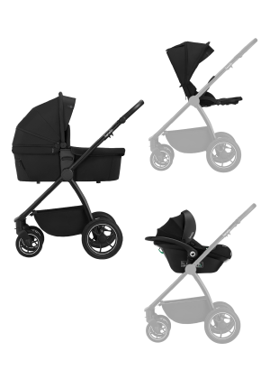 Wózek 3w1 Lionelo Meril Black Onyx