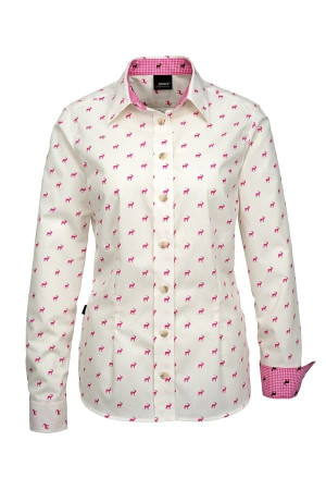 Skogen Bluse Damen Oliv 40