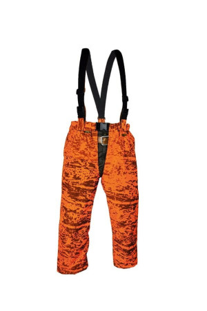 Hubertus Drückjagd Beinlinge Orange Schwarz Tarn XXL