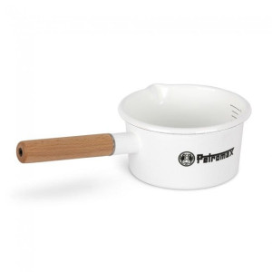 Petromax Emaille Stieltopf; Farbe: Schwarz; Fassungsvermögen: 0,5 L