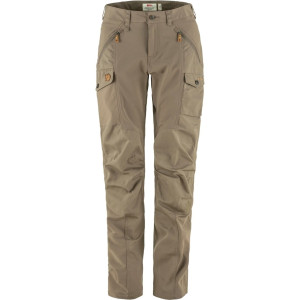 Fjällräven Nikka Trekkinghose Curved Damen Suede Brown 42