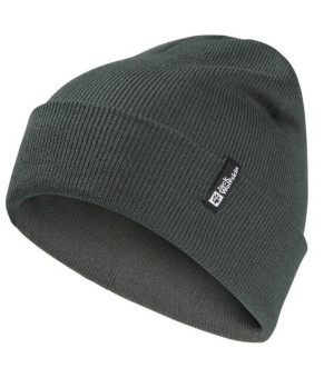 Jack Wolfskin Rib Beanie Slate green