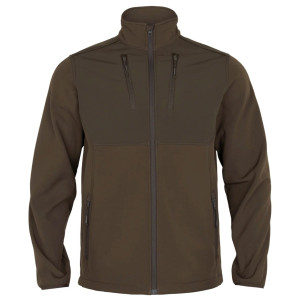 Härkila Scandinavian Softshelljacke Willow green/Shadow brown L
