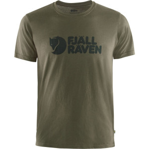 Fjällräven Logo T-Shirt Herren Misty Green L