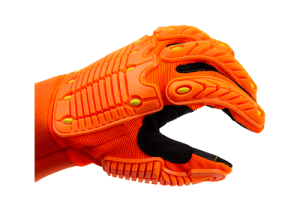 Gettix Hundeführer Handschuhe Schwarz/Orange 12