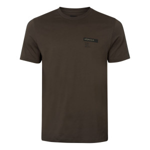 Härkila Logo Brand T-Shirt Anthracite/sea blue L
