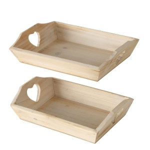 LivingActive Herz Tablett 2 tlg. Set