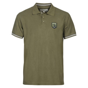 Percussion Poloshirt Khaki-Wildschwein 3XL