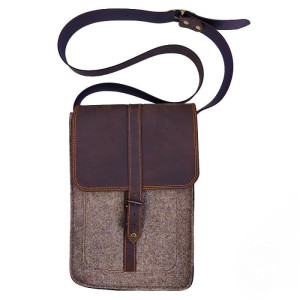 AKAH Messenger-Tasche Wollfilz