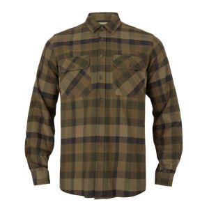 Härkila Asmund Hemd Rust brown check 4XL