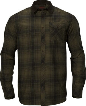 Härkila Driven Hunt Hemd Flannel; Größe: XXL; Farbe: Red/Black check