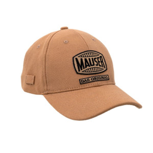 Mauser Canvas Logo Kappe Sand