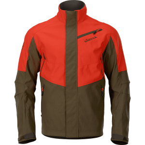 Härkila Wildboar Pro Jacke; Größe: 58; Farbe: Orange blaze/Willow green