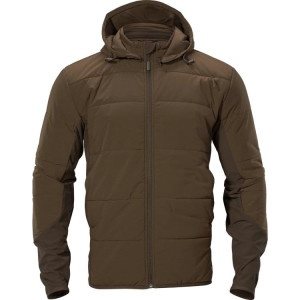Härkila Insulated Midlayer mit Kapuze Hunting green/Shadow brown XXL
