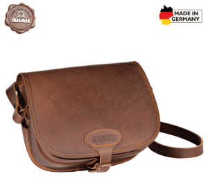AKAH Klassische Jagdtasche Wollfilz / Leder