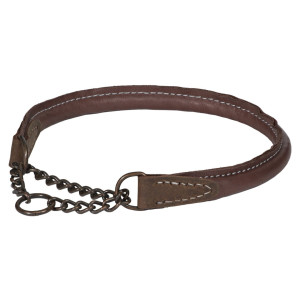AKAH Halsband aus Olivenleder 45 cm