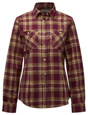 Pinewood Felicia Flanell Bluse Damen Olive green M