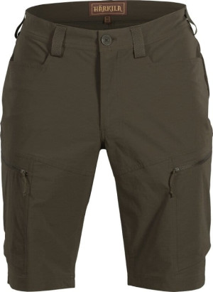 Härkila Trail Shorts Herren mit Insektenschutz Willow Green 50