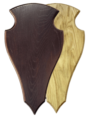 Fritzmann Trophäenbrett Hirsch Dunkel 50x24 cm