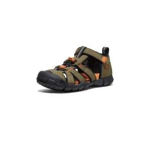 KEEN Seacamp II CNX Kinderschuh DARK OLIVE/GOLD FLAME 10