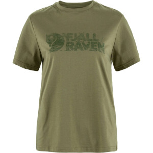 Fjällräven Lush Logo T-Shirt Damen Green XS