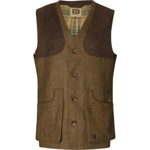 Härkila Kenmore Schießweste; Größe: 58; Farbe: Forest green/Herringbone
