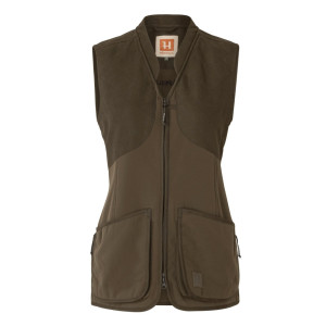 Härkila Skye Shooting Weste Damen Willow green/Shadow brown 36