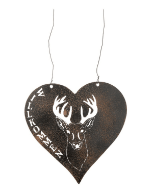 Gilde Metall Herz Hirsch