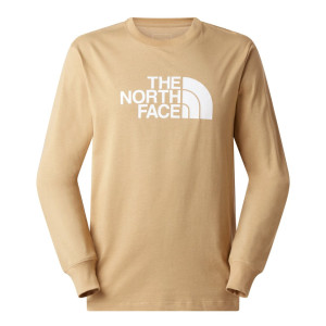 The North Face Evolution Half Dome Langarmshirt Khaki Stone XXL
