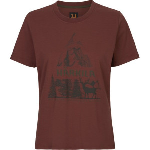 Härkila Nature T-Shirt Damen Hot Chocolate XL
