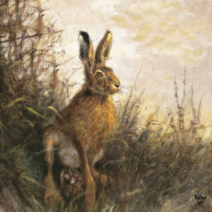 AKAH Jagdservietten Hase