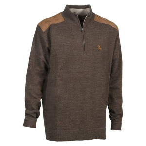 Verney-Carron Fox Zip Jagdtroyer Pullover mit Reißv... Khaki XXL