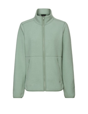 Jack Wolfskin LITE CURL FZ W Fleecejacke Damen oyster 2XL