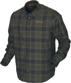 Härkila Metso Active Hemd Willow Green check 4XL