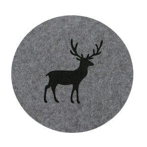 LivingActive Tjark Tischset Grau Hirsch
