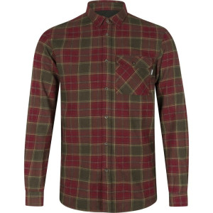 Seeland Glen Flanellhemd Grape Leaf/Dark Navy Check 3XL