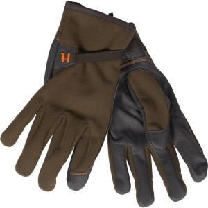 Härkila Wildboar Pro Handschuhe; Größe: L; Farbe: Willow green/Shadow brown