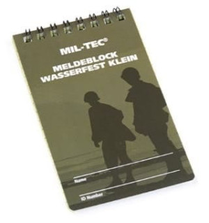 MIL-TEC Wasserfester kleiner Meldeblock