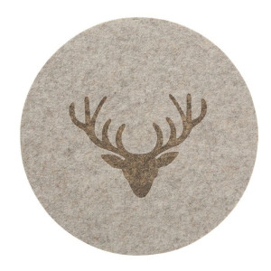 LivingActive Tjark Tischset Beige Hirsch