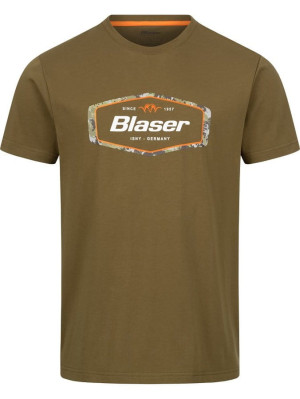 Blaser Badge T 24 T-Shirt Herren; Größe: S; Farbe: Matt Gold