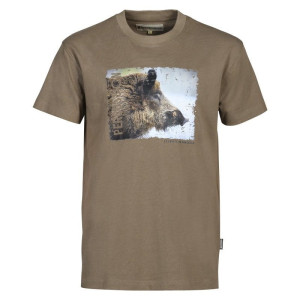 Percussion Wildschwein T-Shirt Beige M